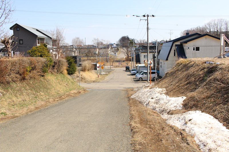 美幌町字東４条南５丁目２番　土地 現地写真（前面道路含む現地写真）
