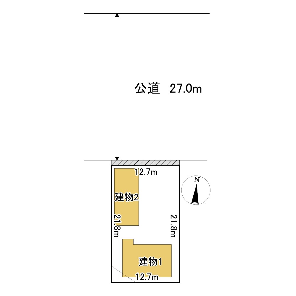 光西町１９５番　土地 間取図・土地図