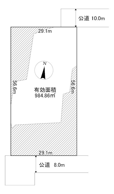 大正５９番　土地 間取図・土地図