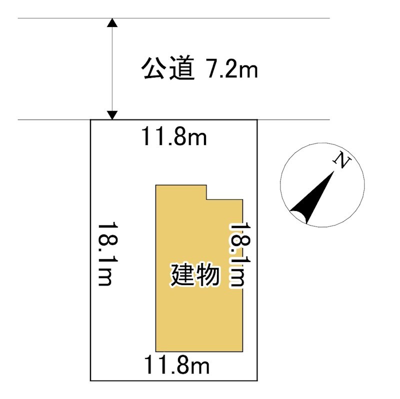 柏陽町５５７番　戸建て 間取図・土地図