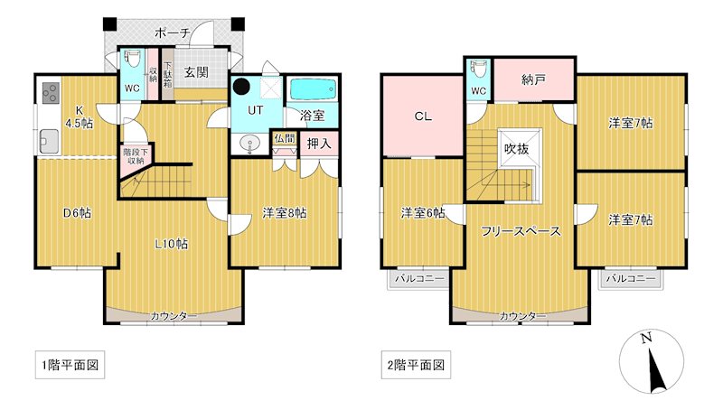 美幌町字稲美１００番　戸建て 間取図・土地図
