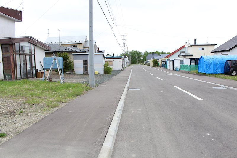 美幌町字報徳９２番　土地 現地写真（前面道路含む現地写真）