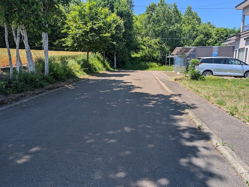 美幌町字美禽２９０番　土地  現地写真（前面道路含む現地写真）