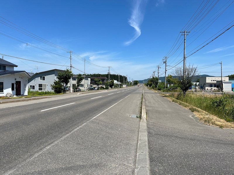 遠軽町字豊里２７９番　店舗 現地写真（前面道路含む現地写真）