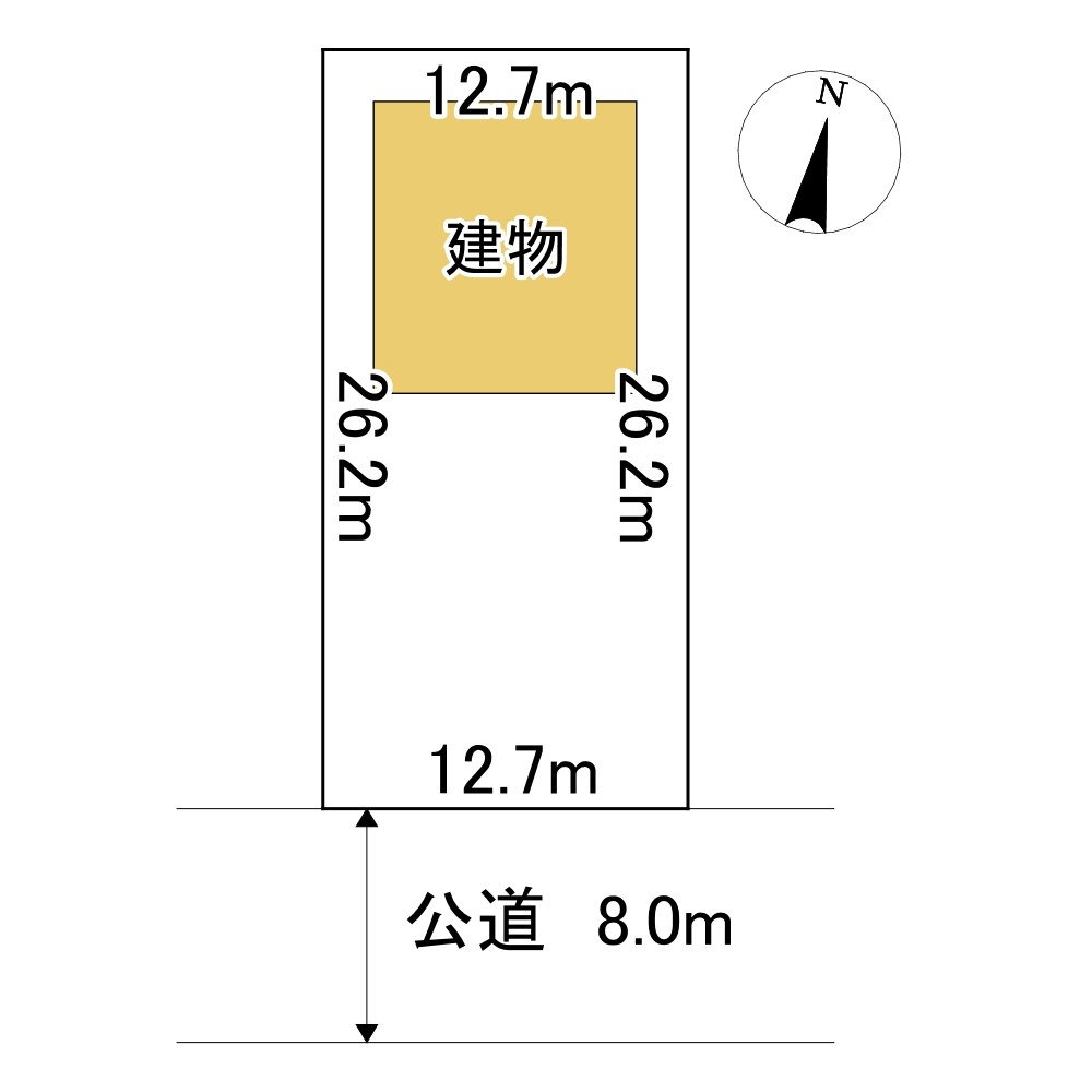 緑ヶ丘５丁目３１番　戸建て 間取図・土地図