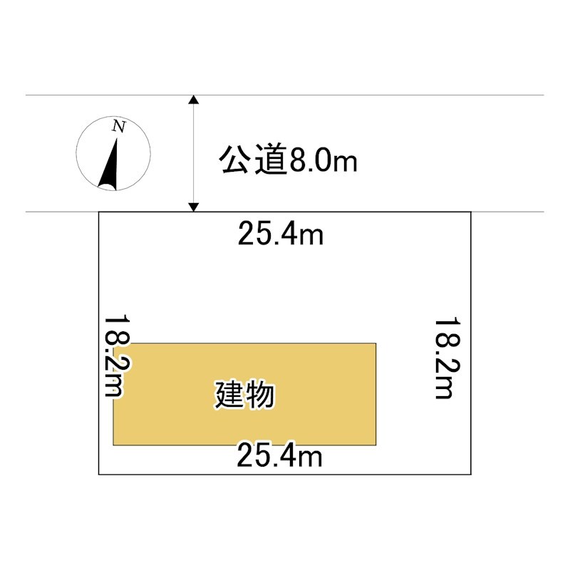 北上７３７番　共同住宅  間取図・土地図