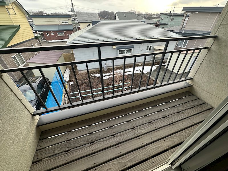 美幌町字稲美８８番　戸建て 現地写真（バルコニー）