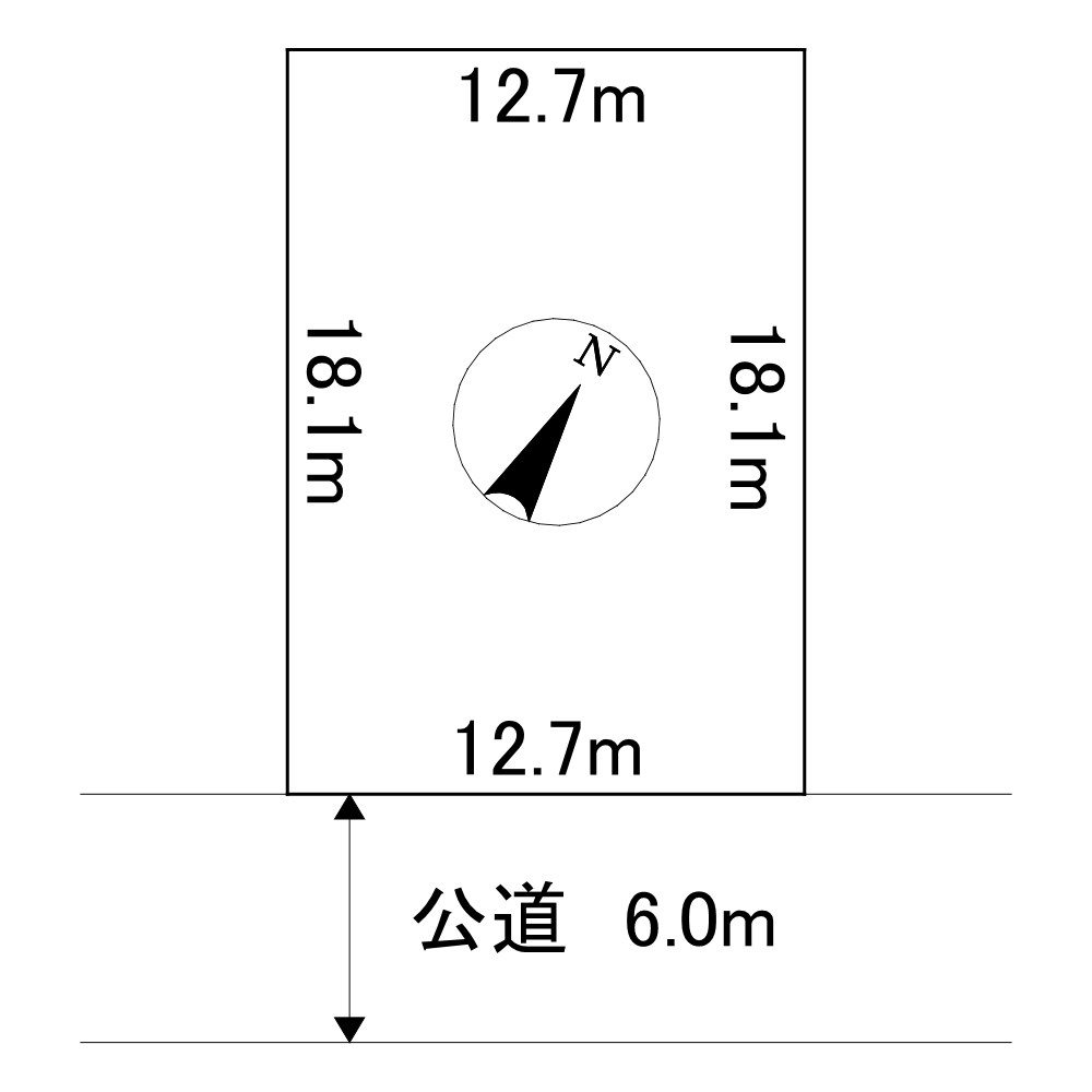 津別町字共和４０番　土地 間取図・土地図