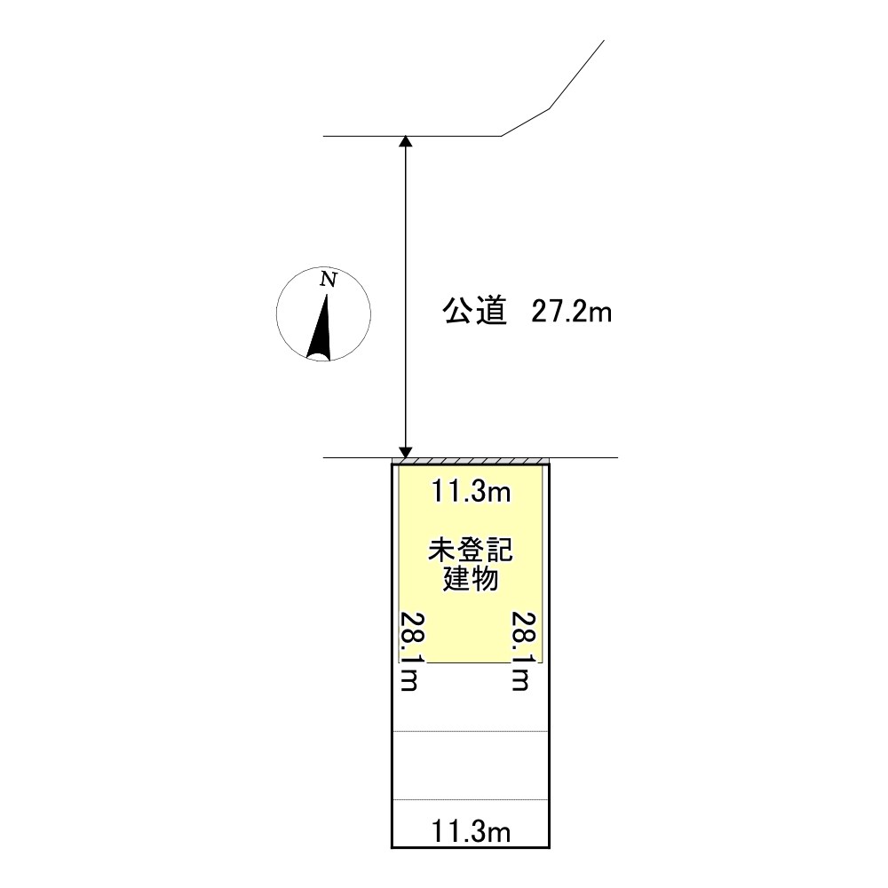 常盤町２丁目２７６番　住居付店舗 間取図・土地図