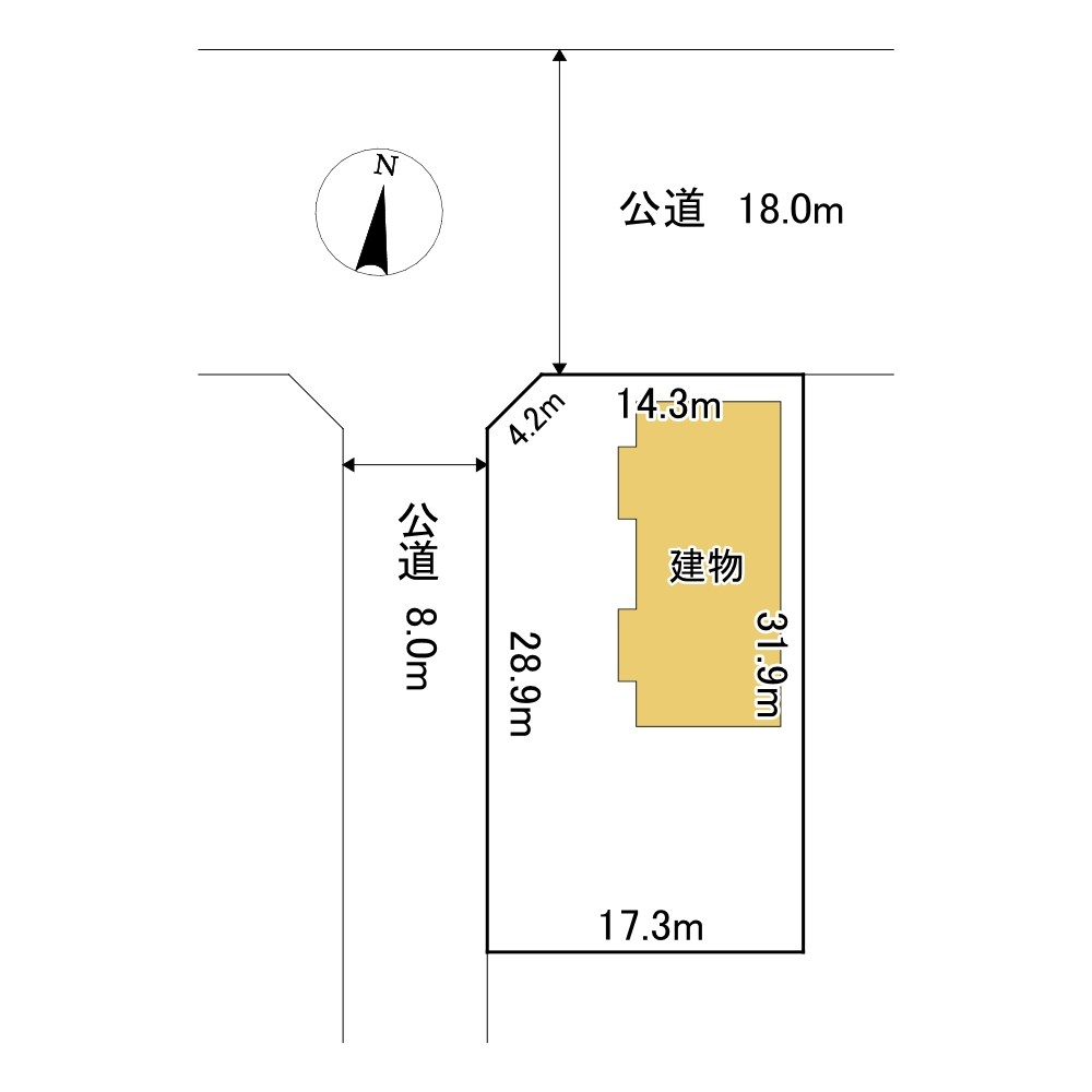 グルナ 間取図・土地図