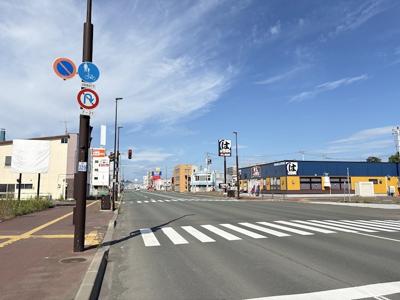 常盤町２丁目２７２番　土地 現地写真（前面道路含む現地写真）