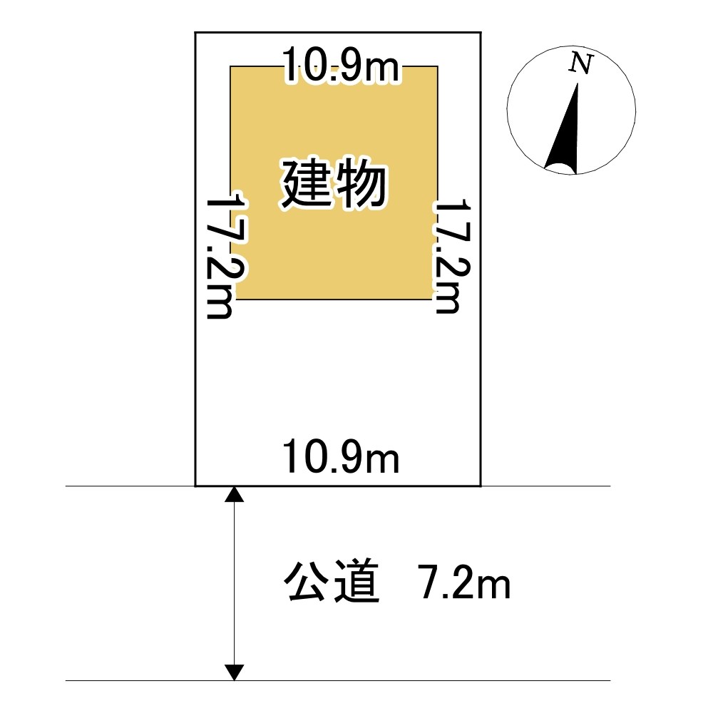 【朝陽の家】　emoie販売モデルハウス 間取図・土地図