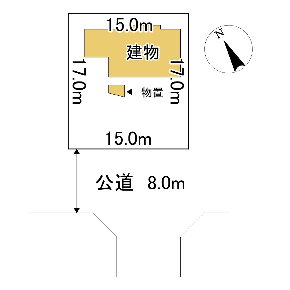 ひかり野３丁目１番　戸建て 間取図・土地図