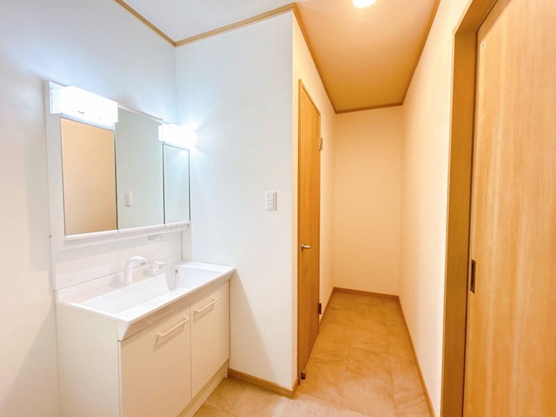 美幌町字青山南5番　戸建て 内観写真（洗面台・洗面所）