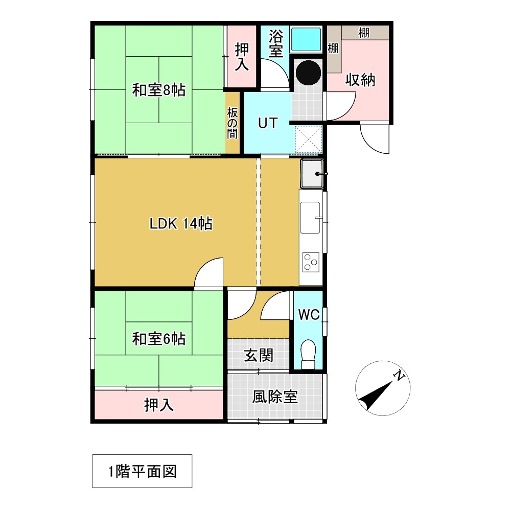 柏陽町５５７番　戸建て 間取図・土地図