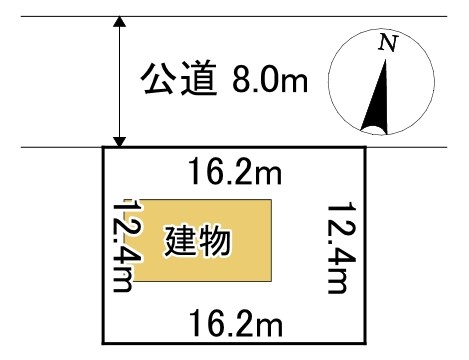 東相内町６５１番　戸建て 間取図・土地図