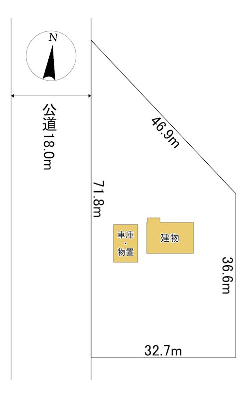 豊地１０３番　戸建て 間取図・土地図
