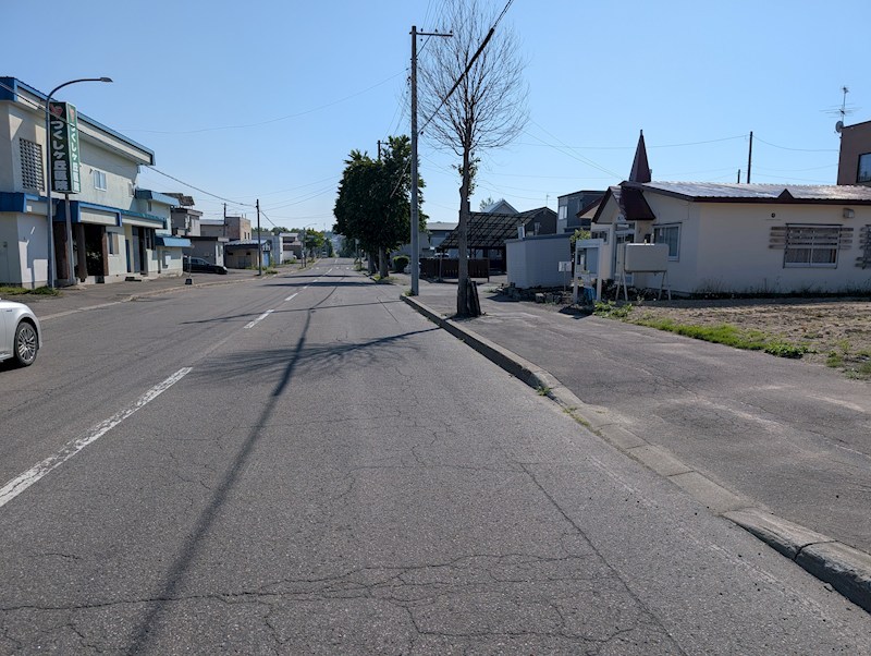 網走市つくしヶ丘４丁目８８番　土地 現地写真（前面道路含む現地写真）