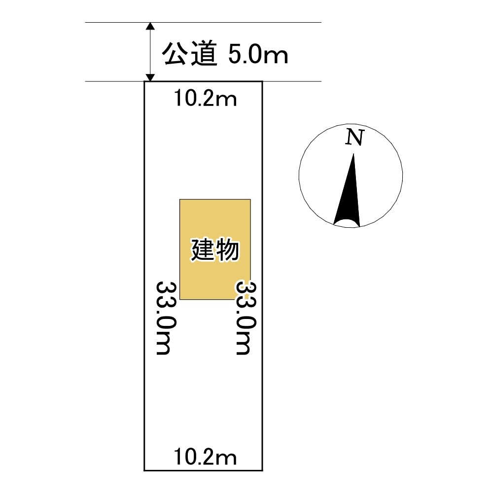 中ノ島町４丁目２番　戸建て 間取図・土地図
