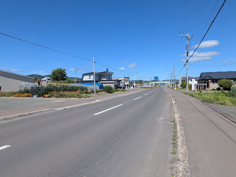 端野町二区３３６番　土地 現地写真（前面道路含む現地写真）