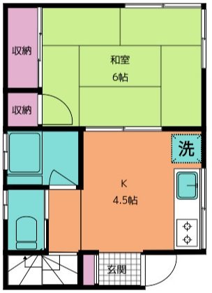 東京都江戸川区本一色１丁目 間取図・土地図