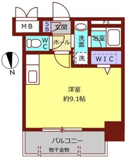 エグゼ難波南Ⅱ 間取り図