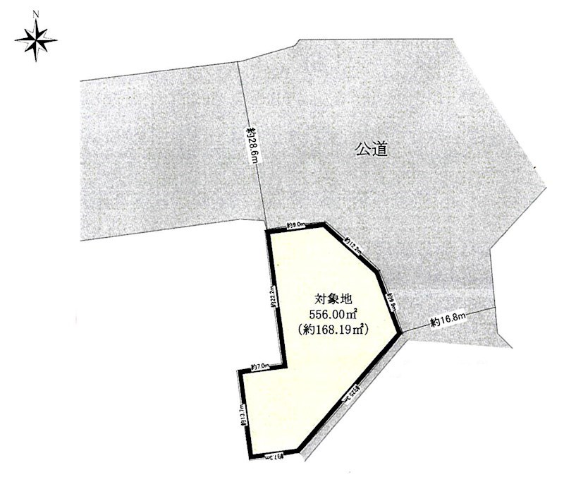 唐津市土地 間取り図