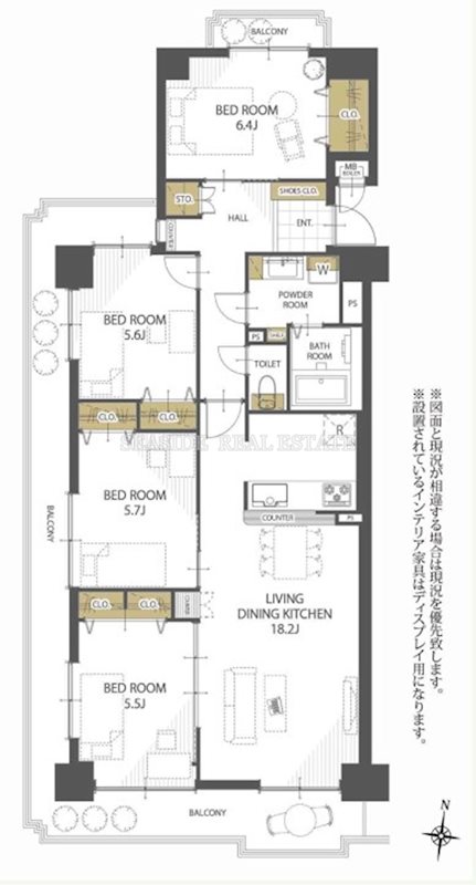 エンゼルハイム大濠公園南 間取り図