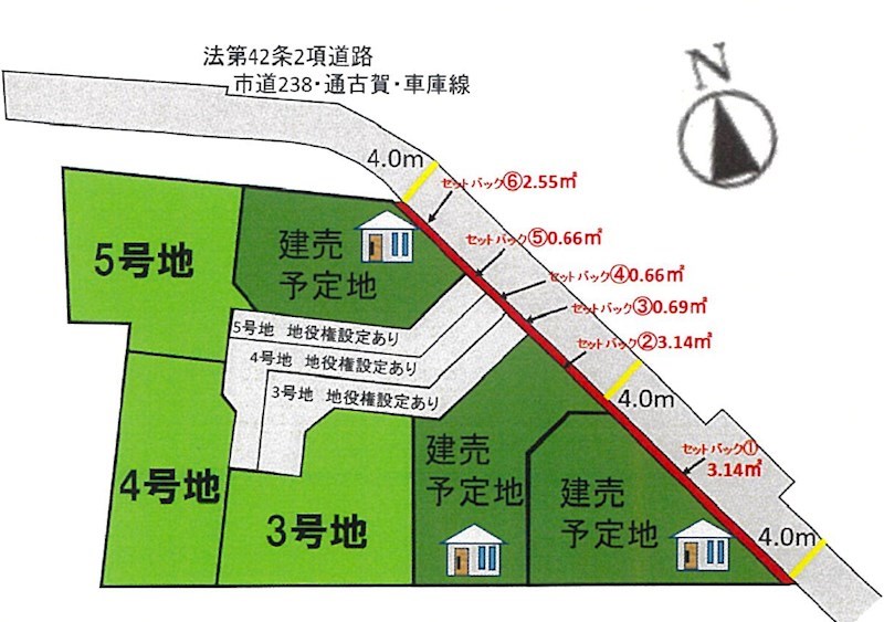 太宰府市通古賀５丁目土地　5号地 間取り図