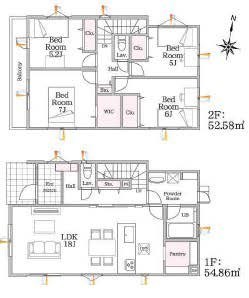 Gran Felidia田隈1丁目新築戸建て1号棟 間取り図