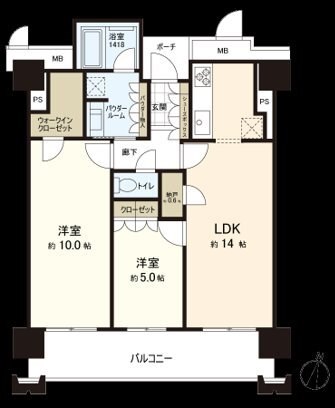 MJR赤坂タワー 間取り図