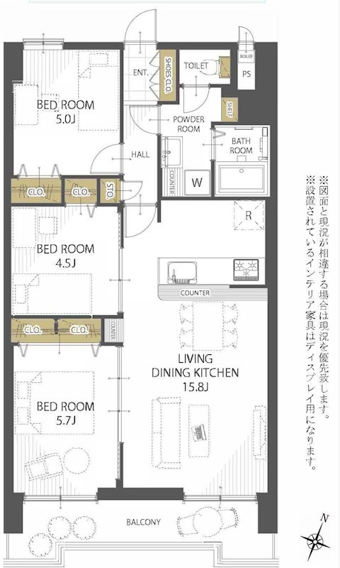 朝日プラザ大濠 間取り図