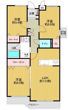 藤崎ロジュマン 間取り図