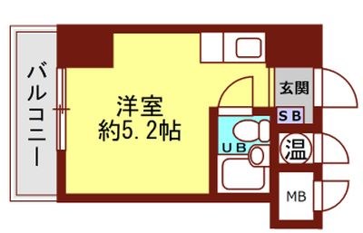 ライオンズマンション博多 1002号室 間取り図