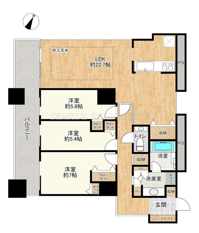 百道タワー 間取り図