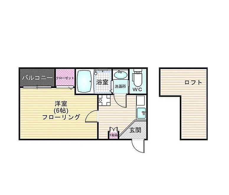 OAK　VILLA　MAISON井尻駅前 間取り図