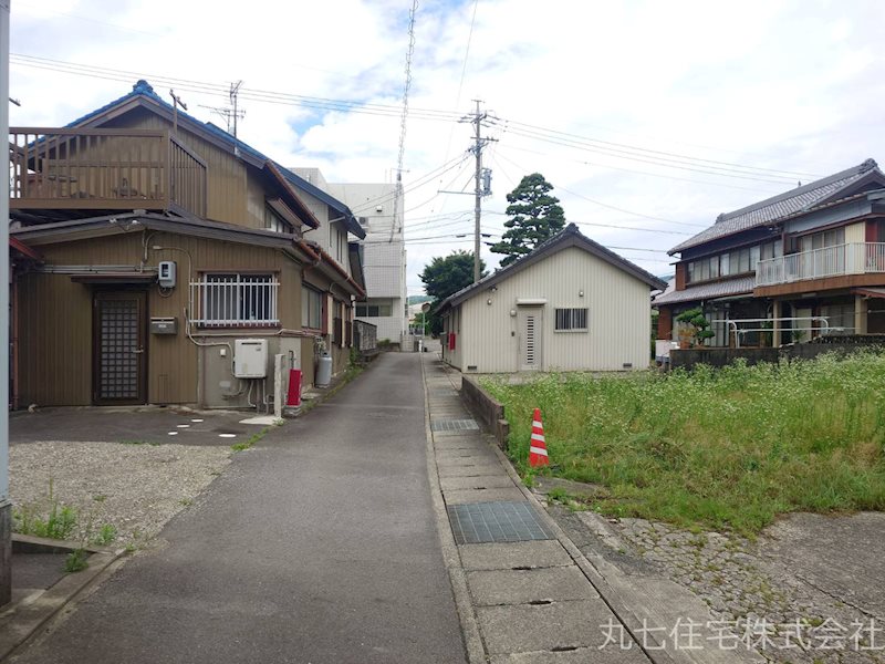 蒲郡市形原町鹿末9番1、9番2より分筆 現地写真（前面道路含む現地写真）