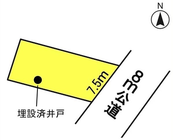 愛知県蒲郡市形原町東中畑7番1 間取図・土地図