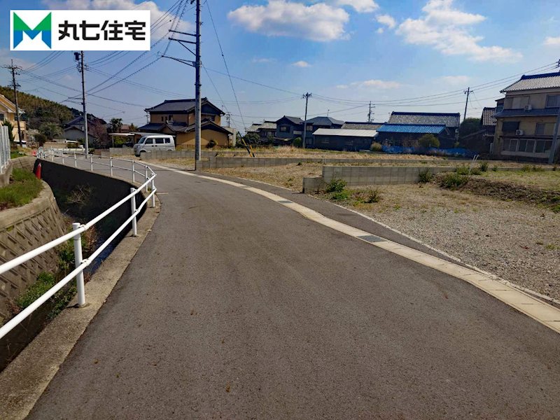 蒲郡市金平町頂拝10番3【③】、10番4【④】、10番5【⑤】、10番6【⑥】、10番７【⑦】　⑤区画 現地写真（前面道路含む現地写真）