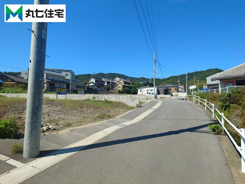 蒲郡市金平町頂拝10番4【④】、10番5【⑤】、10番6【⑥】、10番７【⑦】　⑦区画 現地写真（前面道路含む現地写真）