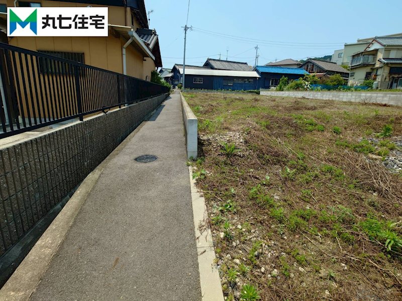 蒲郡市金平町頂拝10番4【④】、10番5【⑤】、10番6【⑥】、10番７【⑦】　⑦区画 現地写真（前面道路含む現地写真）