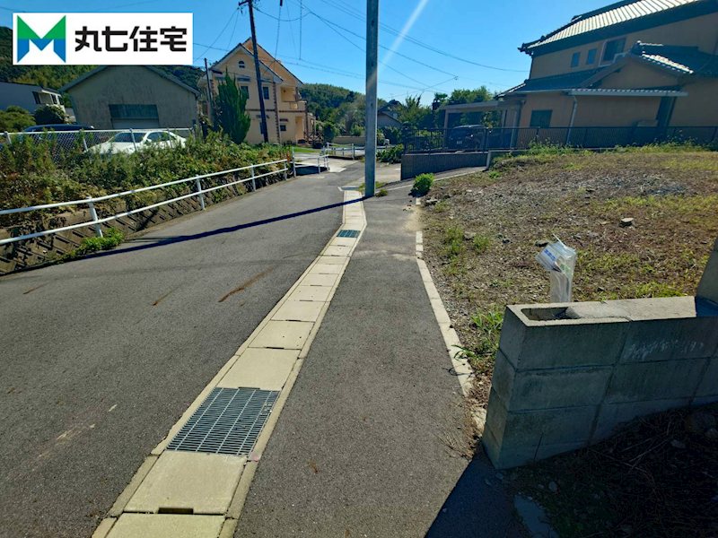 蒲郡市金平町頂拝10番4【④】、10番5【⑤】、10番6【⑥】、10番７【⑦】　⑦区画 現地写真（前面道路含む現地写真）