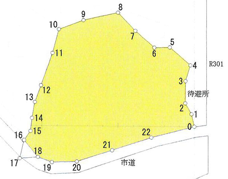 愛知県新城市作手白鳥下程野3番1、3番4、4番1 間取図・土地図