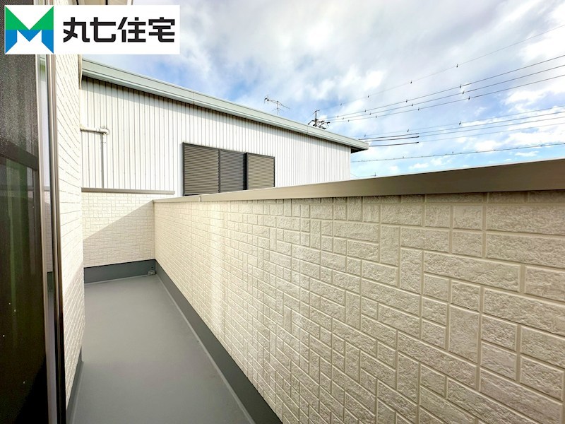愛知県蒲郡市豊岡町薮田 現地写真（バルコニー）