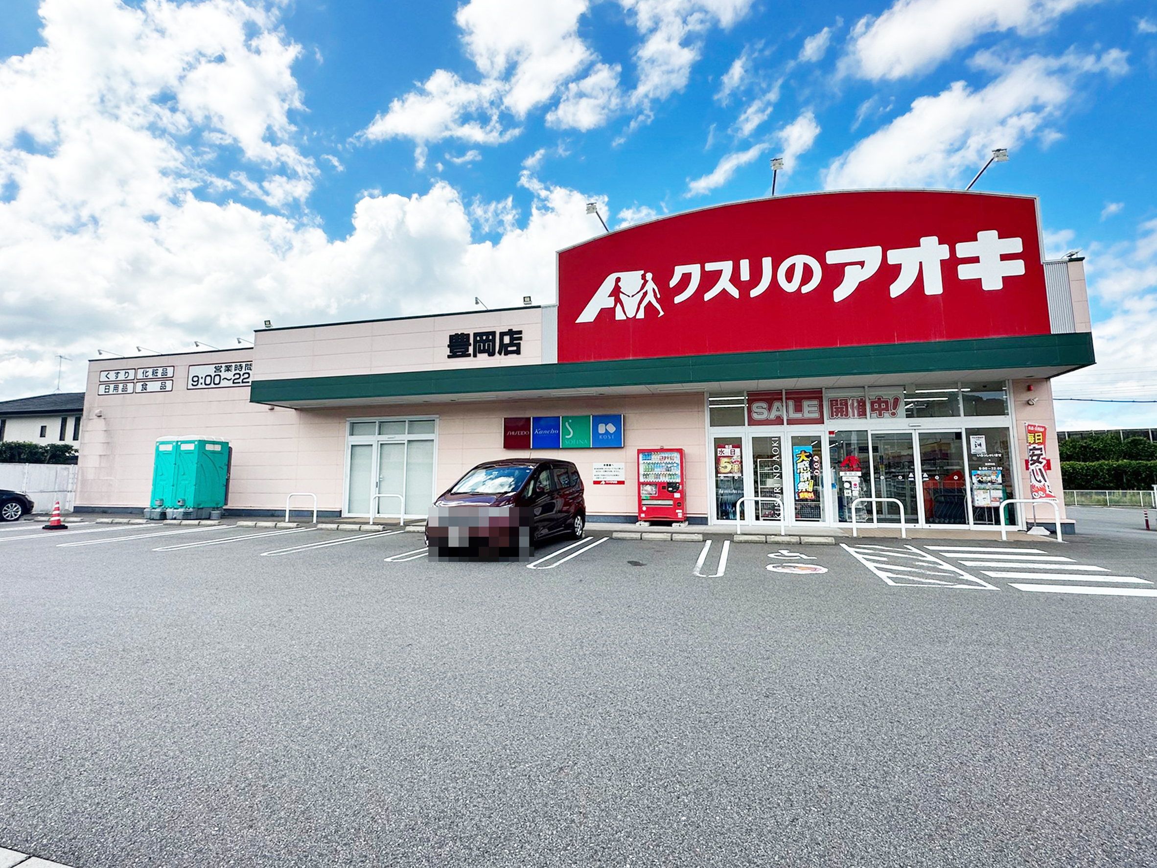 愛知県蒲郡市豊岡町薮田 ドラッグストア