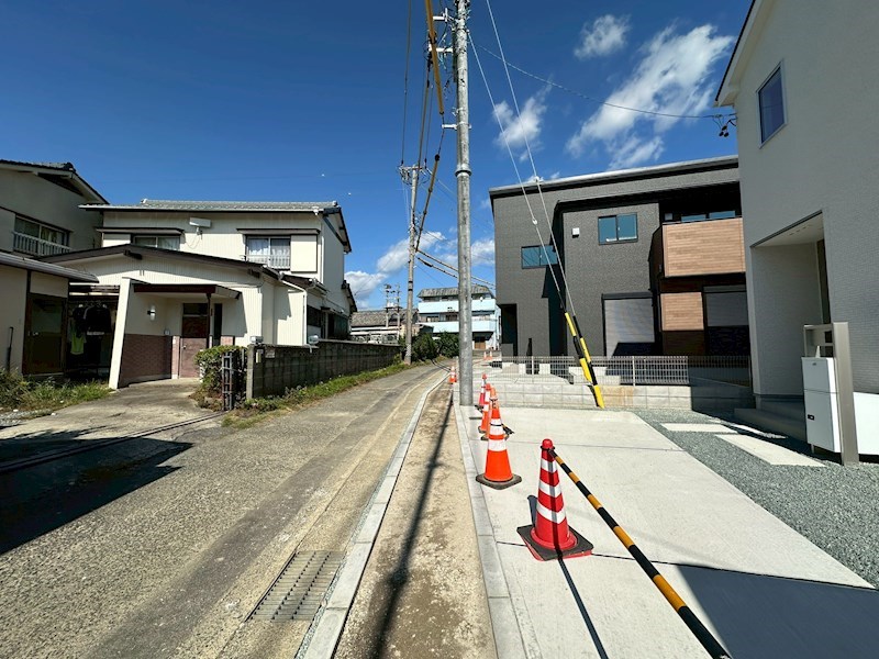 蒲郡市上本町　第1期② 現地写真（前面道路含む現地写真）