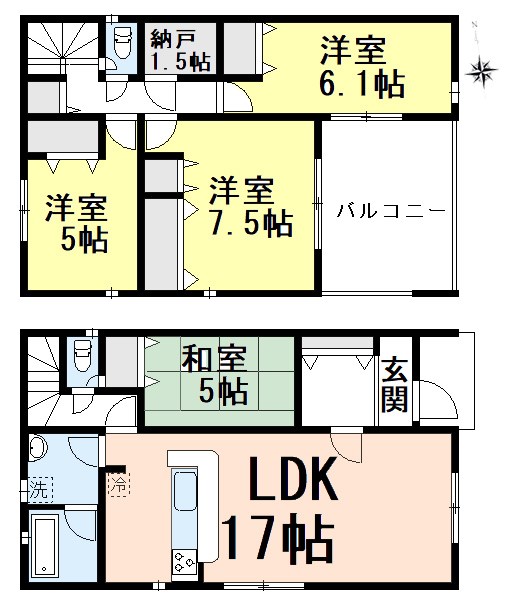 蒲郡市豊岡町平田門　第8② 間取図・土地図