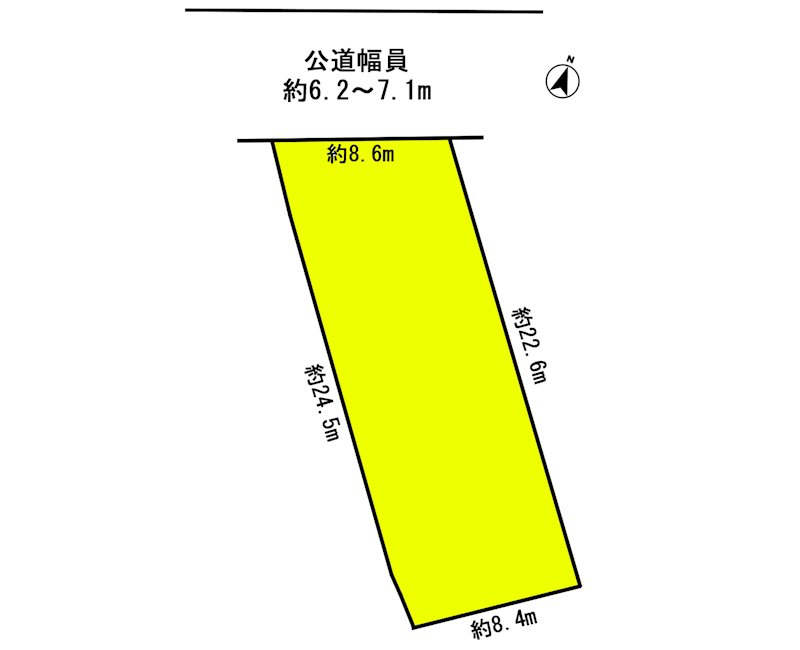 蒲郡市五井町五反田56番2【①】 間取図・土地図
