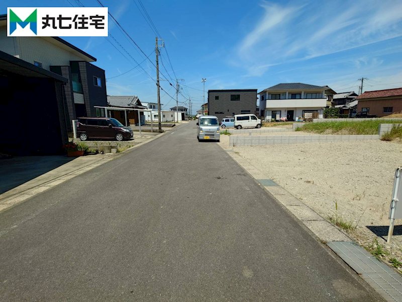 額田郡幸田町大草北前田12番外より分筆　B区画 現地写真（前面道路含む現地写真）