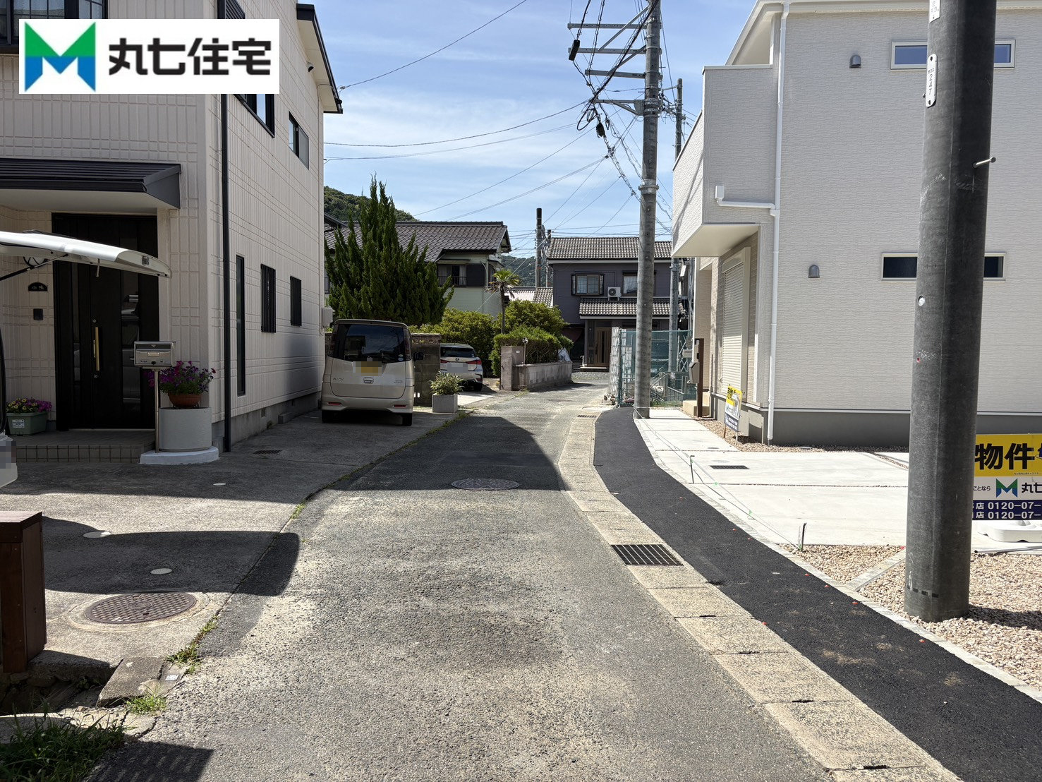 蒲郡市竹谷町井瀬木　2号棟 現地写真（前面道路含む現地写真）